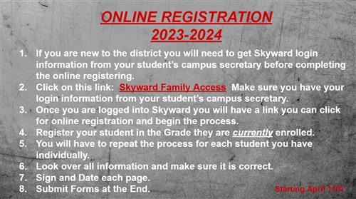 Online Registration